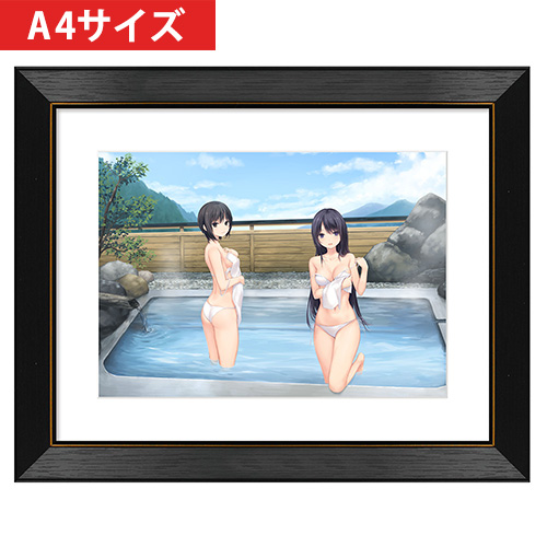珈琲貴族先生 描き下ろし複製原画(青山澄香&白峰莉花/セーラー服) 珈琲貴族先生 描き下ろし複製原画 (青山澄香＆白峰莉花