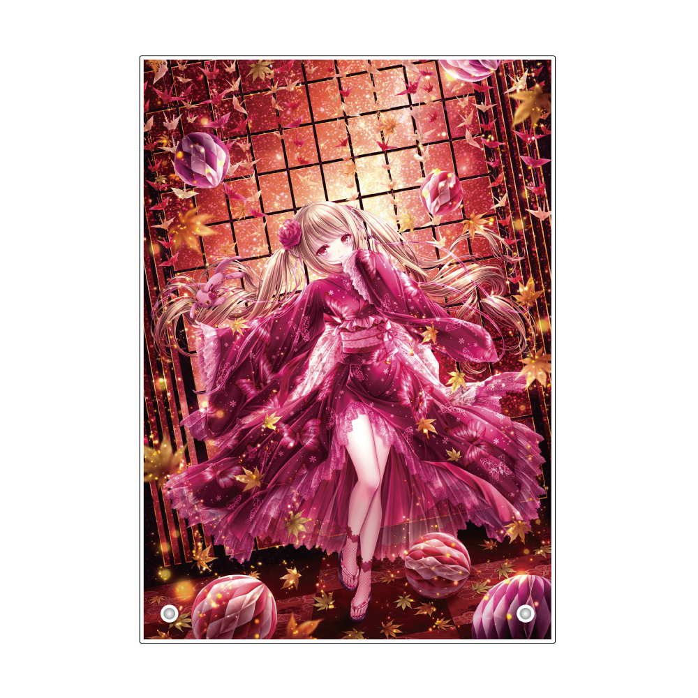 てぃんくる先生]特大アクリルプレート（Rosa Vacanze Estive）