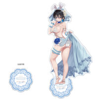 バニーガーデン　特大アクリルスタンド　限定照れ顔　バニーウエディング水着 バニーガーデン バニーウェディング水着 照れ顔 特大アクリル
