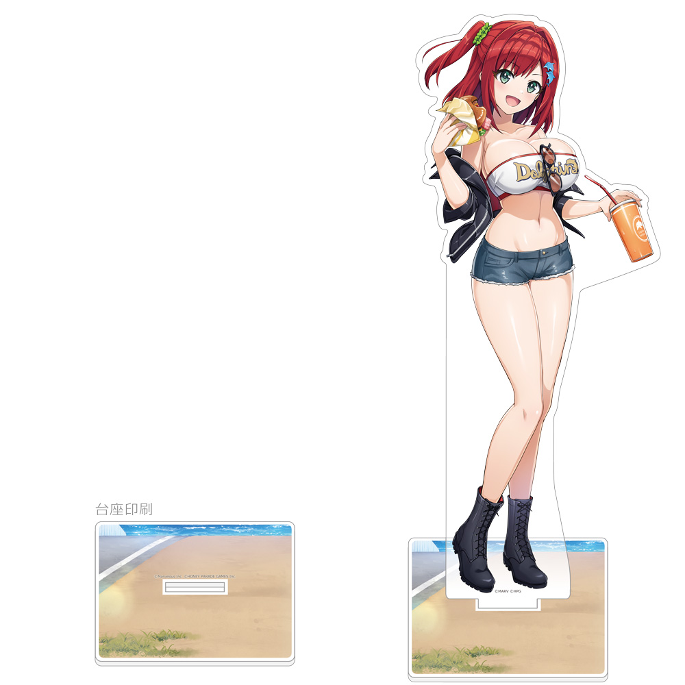ドルフィンウェーブ　特大アクリルスタンド　咲宮入華　都条みちる　セット ドルフィンウェーブ]描き下ろし特大アクリルスタンド（咲宮 入華