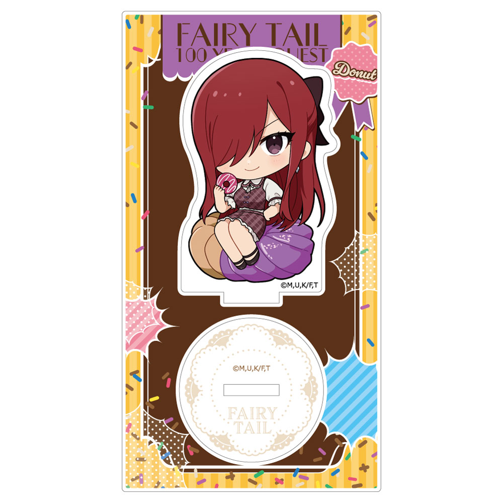 FAIRY TAIL 100年クエスト]アクリルスタンド（エルザ／ドーナツ）