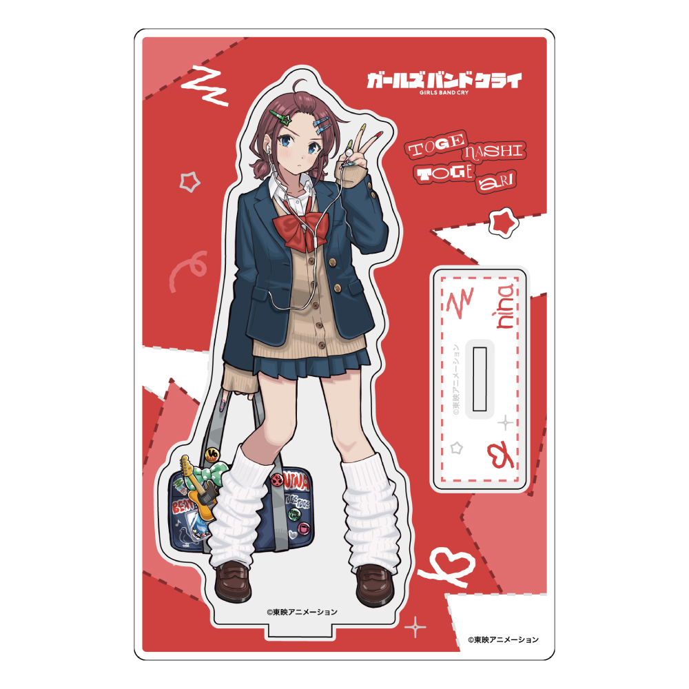 ガールズバンドクライ ボークス秋葉原 平成ギャル A3ポスター額縁付 井芹仁菜 ガールズバンドクライ]描き下ろしアクリルスタンド（井芹仁菜／平成
