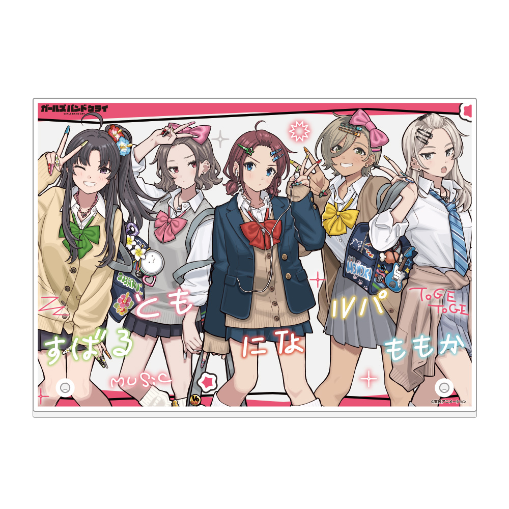 ガールズバンドクライ]描き下ろしアクリルパネル（平成ギャル）