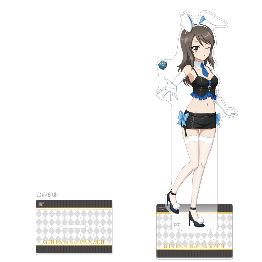 ガールズ＆パンツァー 　ミカ　アキ　アクリルスタンド　（大きめ） ガールズ＆パンツァー ミカ アキ アクリルスタンド （大きめ