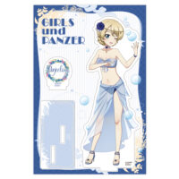 ガールズ＆パンツァー 特大アクリルスタンド ダージリン 水着2022 カーテン魂 ガールズ＆パンツァー 特大アクリルスタンド ダージリン 水着