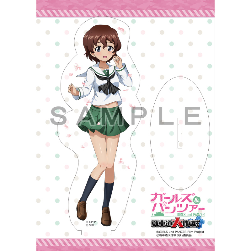 ガールズ パンツァー 戦車道大作戦 アクリルスタンド 赤星小梅 大洗女子 ガールズ パンツァー 戦車道大作戦 アクリルスタンド 赤星小梅 大洗女子