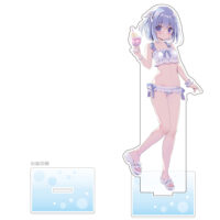 アニメムック　宮坂みゆ アクリルプレート「テーブルの上で」 宮坂みゆ先生]描き下ろし特大アクリルスタンド（椎乃／ナイト