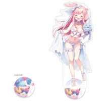 ぱん つきみ ウエディング 特大アクリルスタンド にっこりver astand_pan04-big_sample1-
