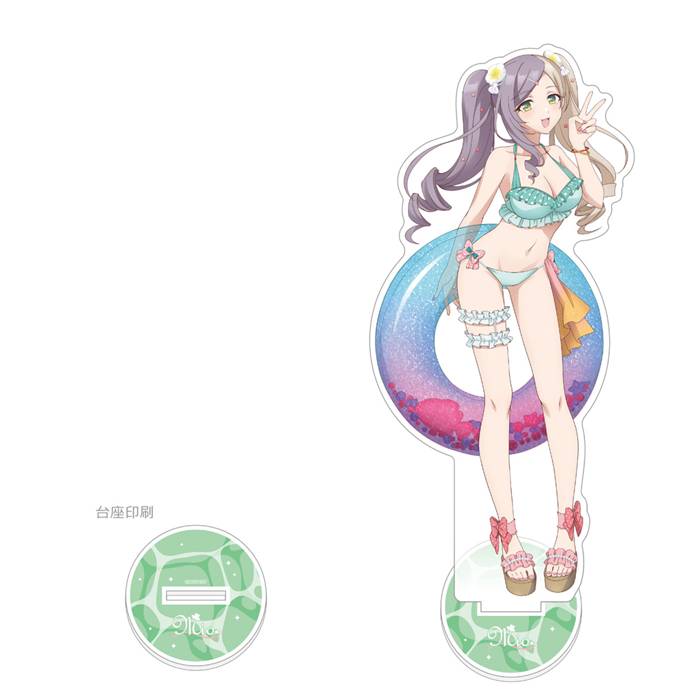 ポールプリンセス!!]描き下ろし特大アクリルスタンド（東坂ミオ／水着）