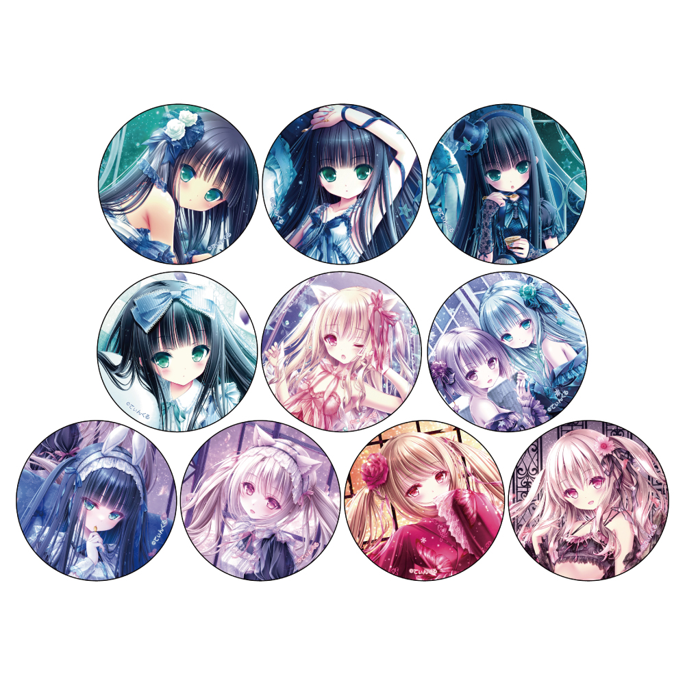 てぃんくる先生]トレーディング缶バッジBOX10個入り