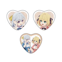 転生王女と天才令嬢の魔法革命]ハート缶バッジ3種セット（アニスフィア