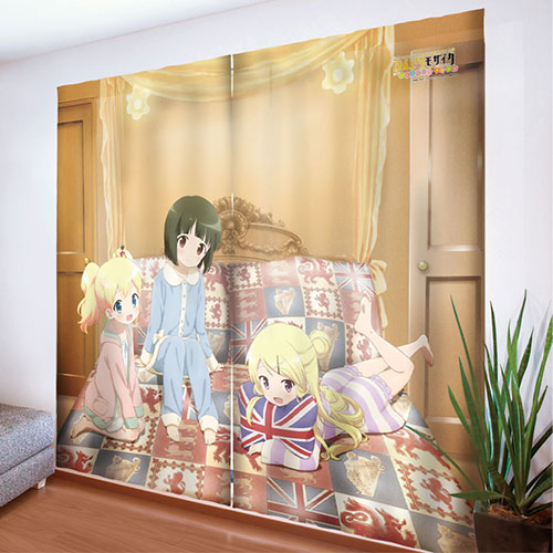 きんいろモザイク Pretty Days]描き下ろしカーテン（忍＆アリス