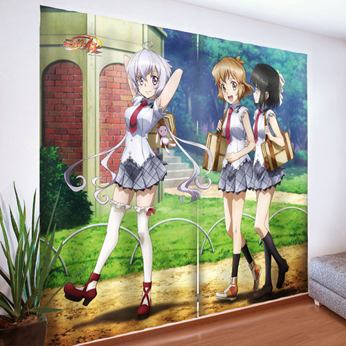 戦姫絶唱シンフォギアAXZ]描き下ろしカーテン（響＆未来＆クリス）