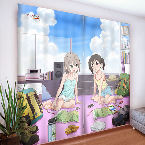 ヤマノススメ サードシーズン]描き下ろしカーテン（ルームウェア）