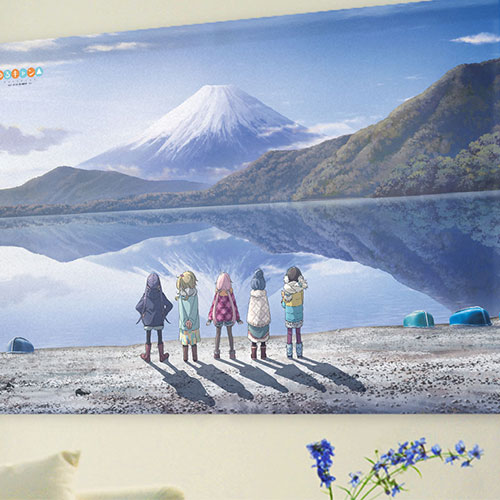 ゆるキャン△　4枚セット ARTPLA ゆるキャン△ カプセル版 全4種/1回500円｜カプセル