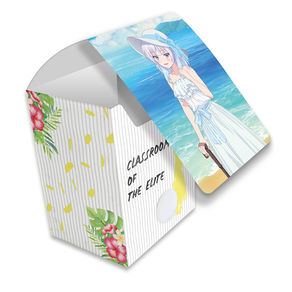 ようこそ実力至上主義の教室へ]描き下ろしデッキケース（坂柳有栖／海）
