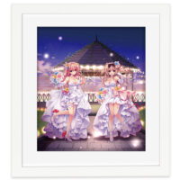 ななろば華先生]描き下ろし複製原画（ももかちゃん＆ねおちゃん
