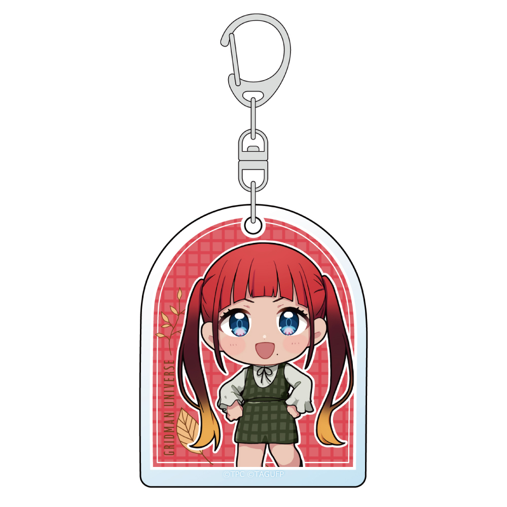 グリッドマン ユニバース]アクリルキーホルダー（飛鳥川ちせ／秋コーデ）