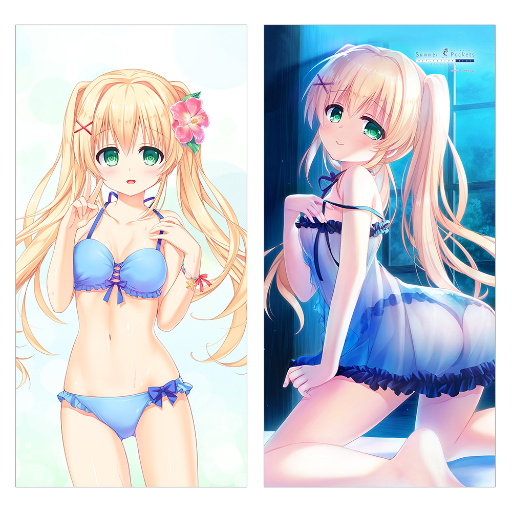 GIGO　Summer Pockets　ロングクッション 紬ヴェンダース GIGO Summer Pockets ロングクッション 紬ヴェンダース