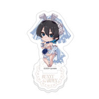バニーガーデン　特大アクリルスタンド　限定照れ顔　バニーウエディング水着 memostand_bunnygarden03_1-