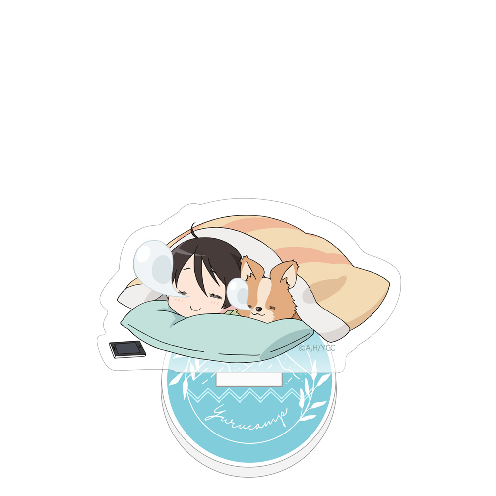 ゆるキャン△ SEASON 2]アクリルメモスタンド（斉藤恵那＆ちくわ）