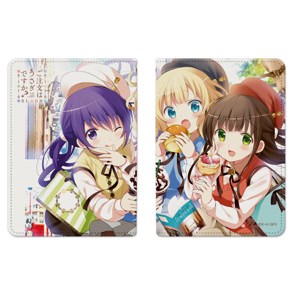 ご注文はうさぎですか？ BLOOM]二つ折りパスケース（リゼ＆千夜＆シャロ）
