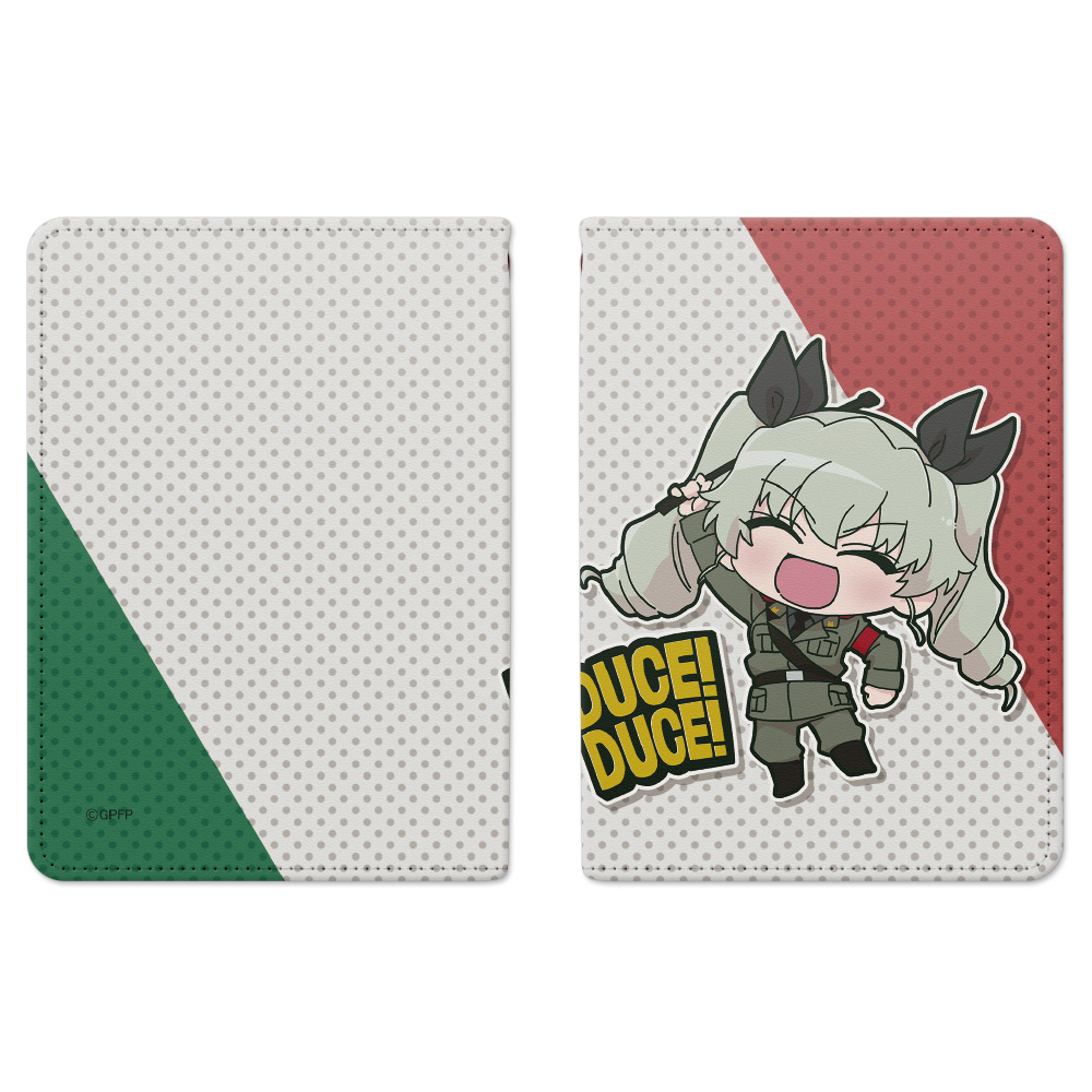 ガールズ＆パンツァー 最終章]二つ折りパスケース（アンチョビ）