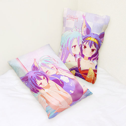 ノーゲーム・ノーライフ]まくらカバー（白＆初瀬いづな）