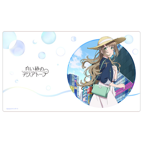 白い砂のアクアトーププレイマット宮沢風花 白い砂のアクアトープ]ラバーマット（宮沢風花）