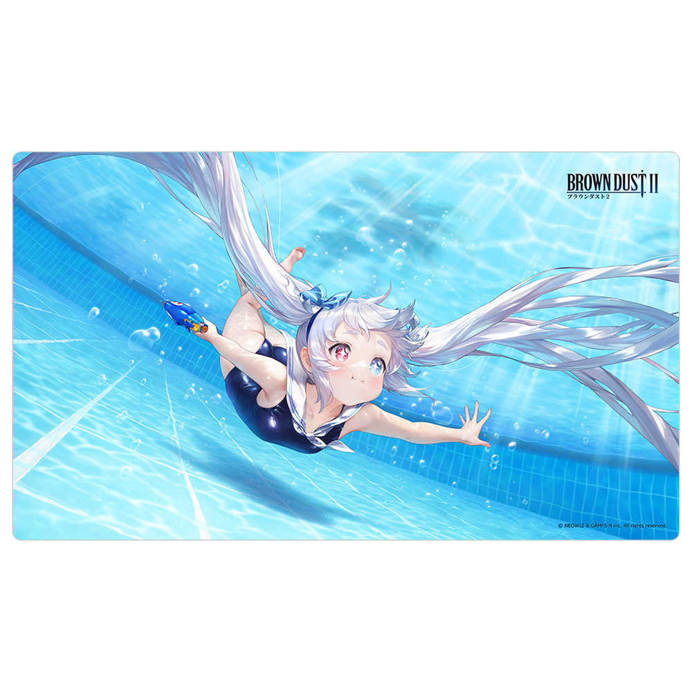 ブラウンダスト2]ラバーマット（レピテア／水遊びの妖精）