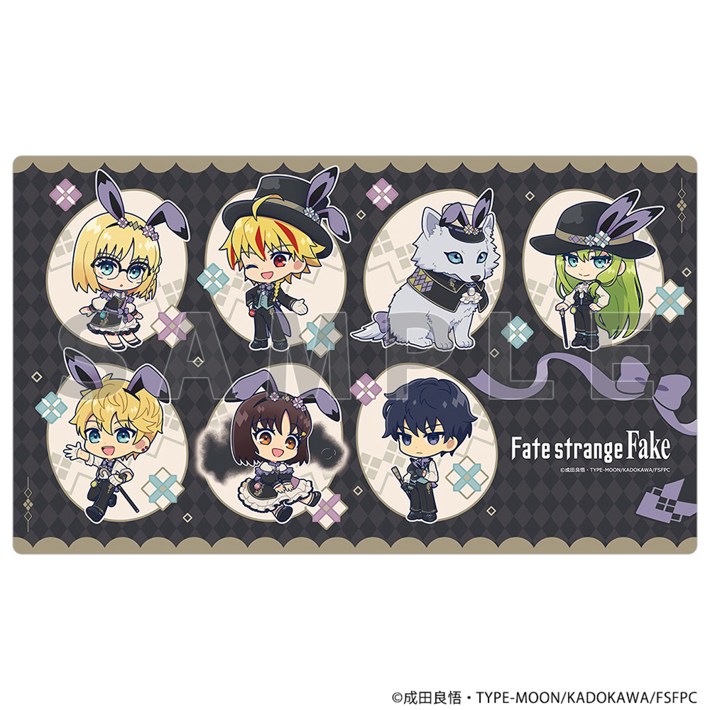 Fate/strange Fake]ラバーマット(ミニキャラ)