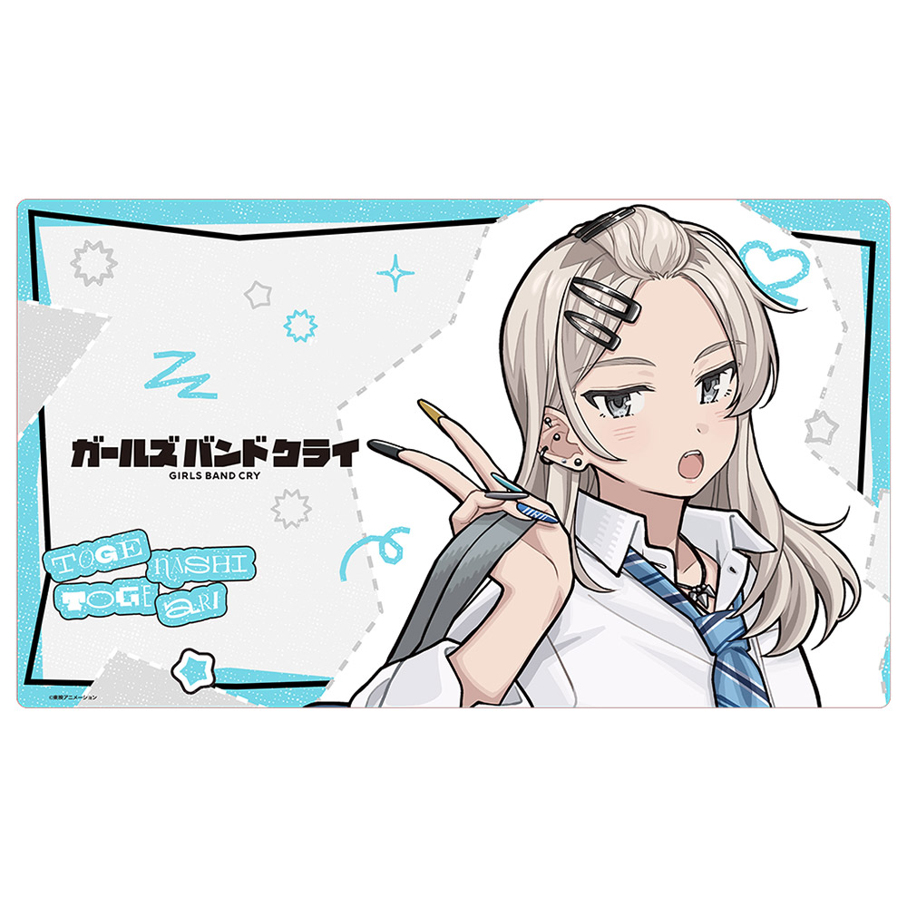 ガールズバンドクライ]描き下ろしラバーマット（河原木桃香／平成ギャル）