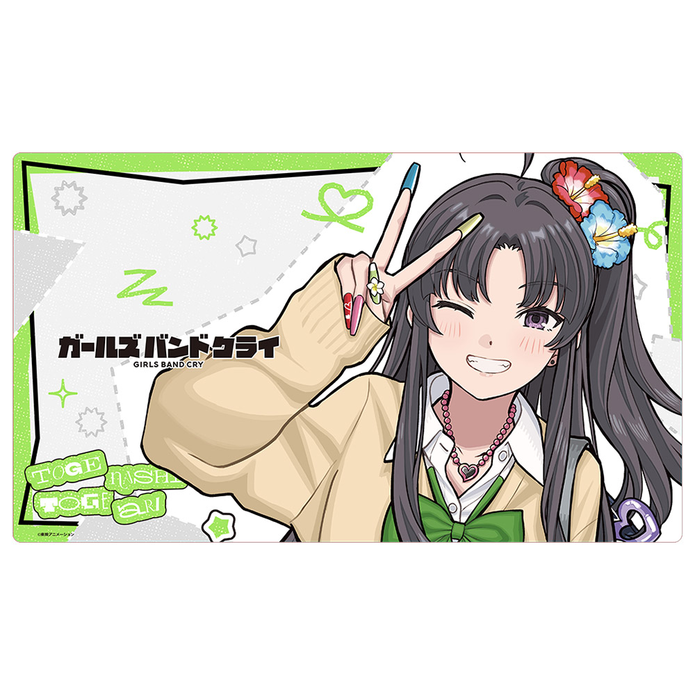 ガールズバンドクライ]描き下ろしラバーマット（安和すばる／平成ギャル）