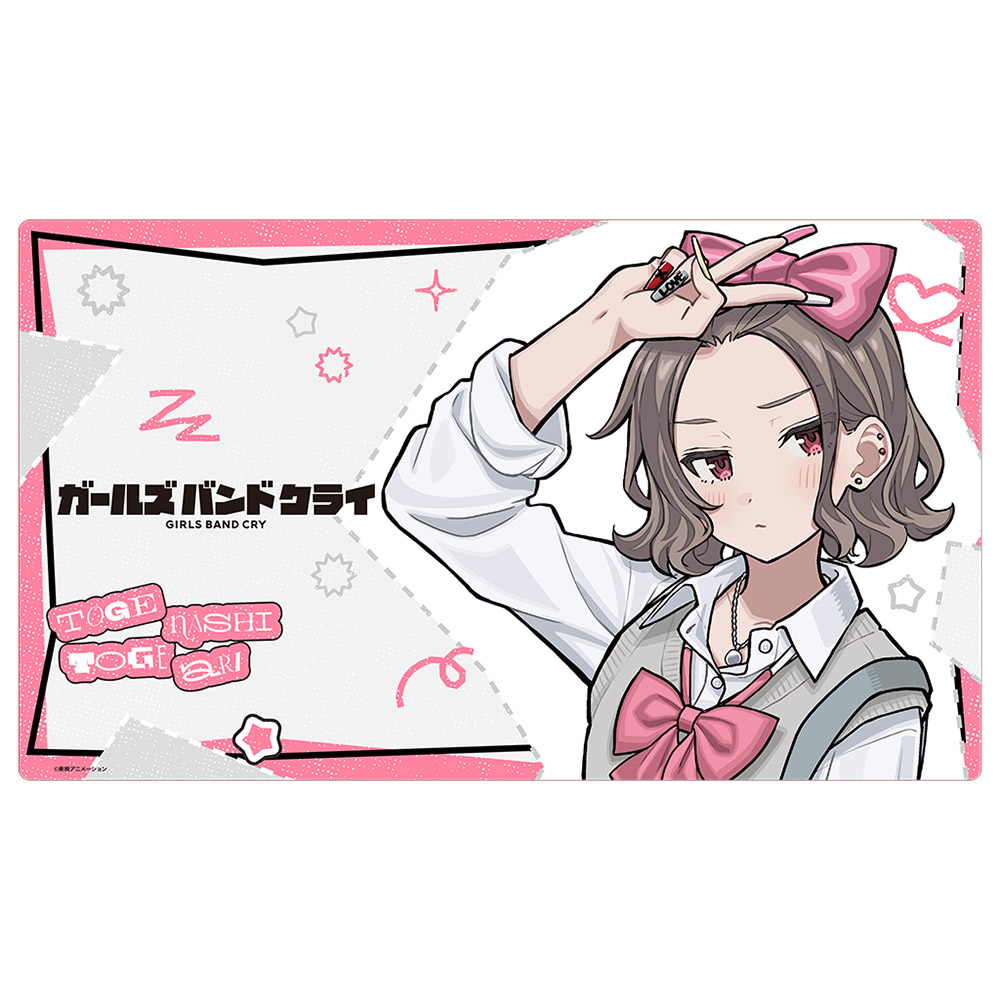 ガールズバンドクライ]描き下ろしラバーマット（海老塚智／平成ギャル）