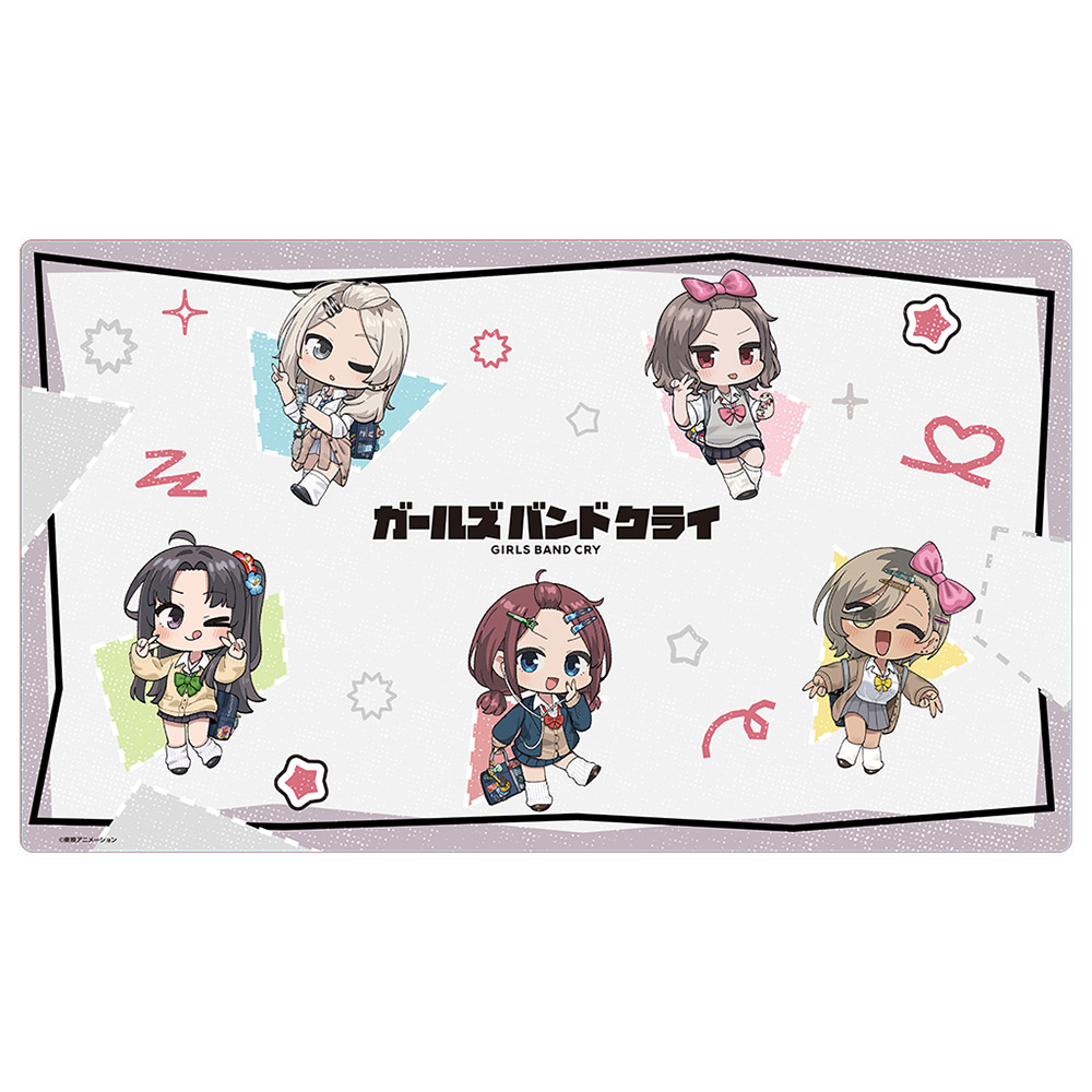 ガールズバンドクライ]ラバーマット（ミニキャラ／平成ギャル）