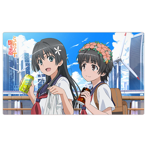 とある科学の超電磁砲T]ラバーマット（佐天涙子＆初春飾利）