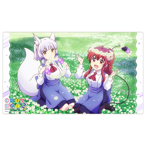 まちカドまぞく 2丁目]ラバーマット（吉田優子＆リコ）