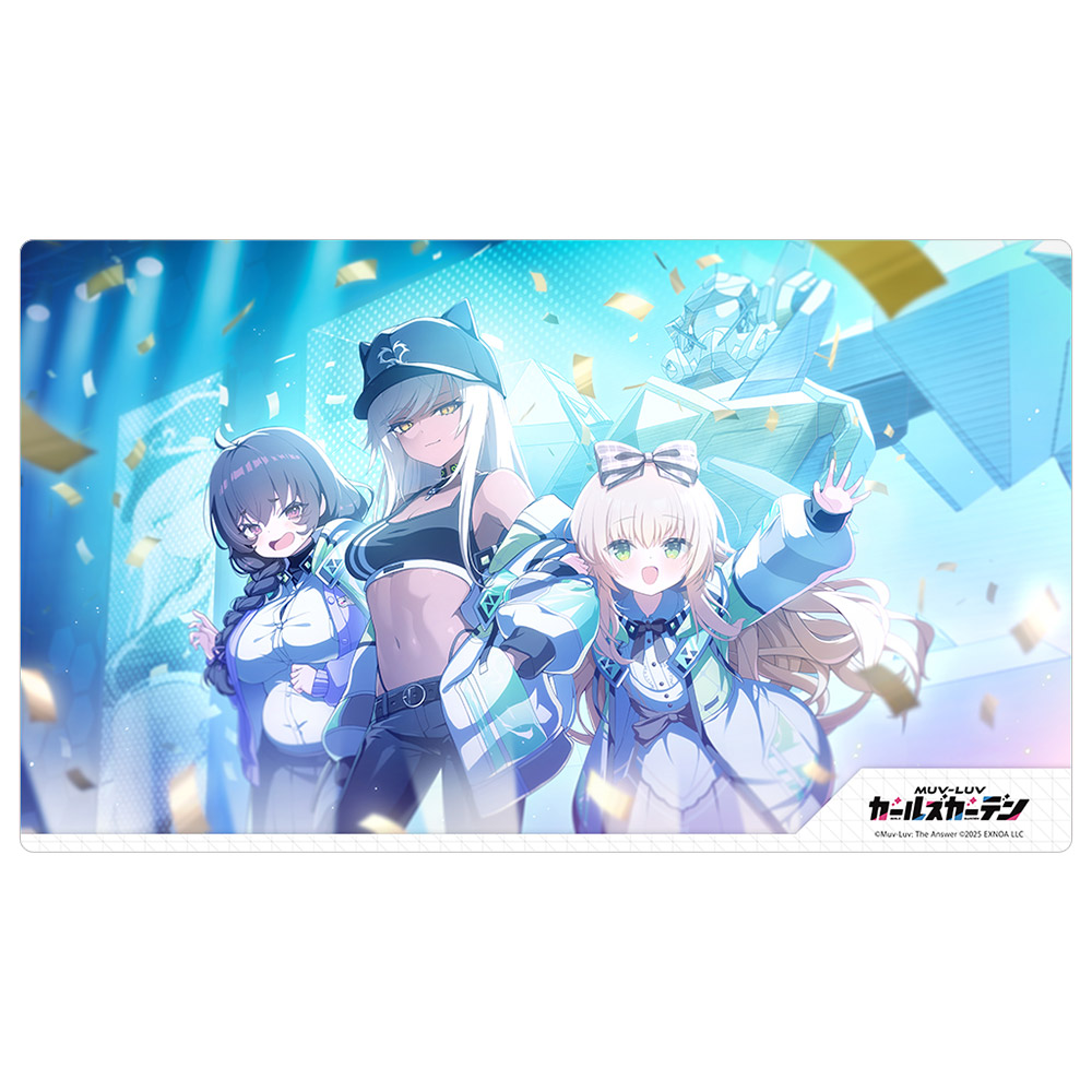 マブラヴ ガールズガーデン]ラバーマット（Trinity Jewel）