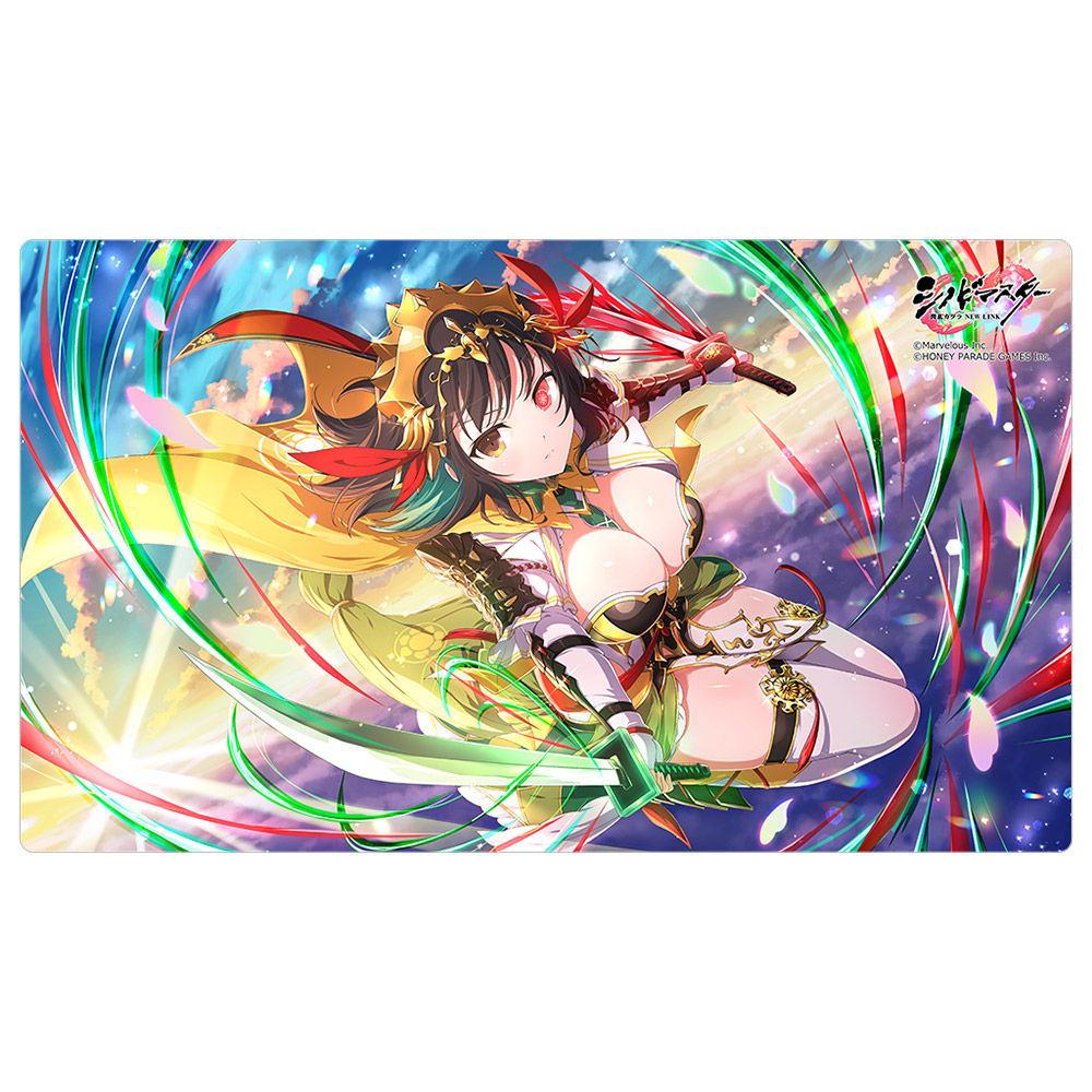 閃乱カグラ　鴇　カーテン魂　ラバーマット　PU製デッキケース　ワイドサイズ 閃乱カグラ 鴇 カーテン魂 ラバーマット PU製デッキケース