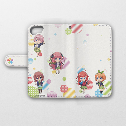 手帳型スマホケース（ミニキャラ）iPhoneSE(第2世代)/8/7用