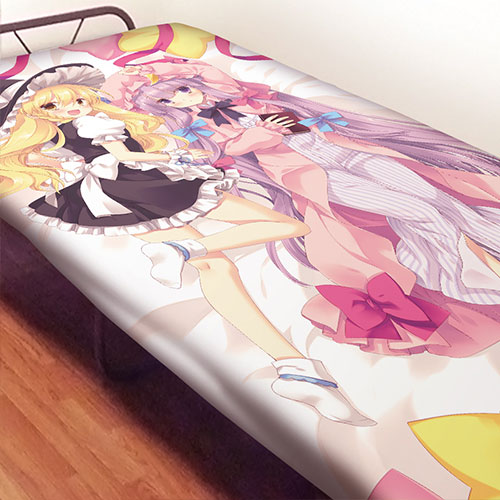C95 東方Project レミリア＆フランドール 描き下ろしシーツ色紙