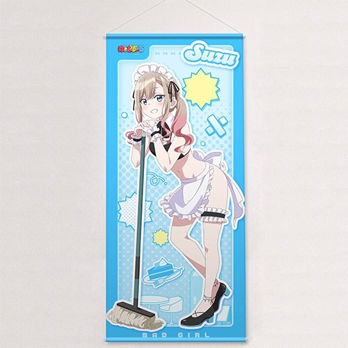 ばっどがーる]描き下ろし特大タペストリー（涼風涼／メイド水着）