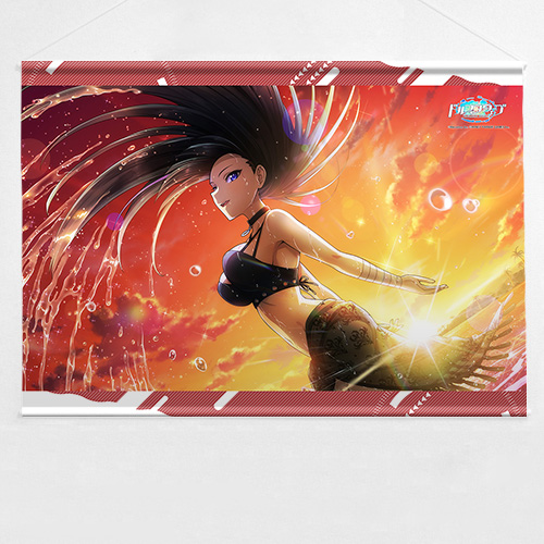 ドルフィンウェーブ]B2タペストリー（夕闇のMERMAID）