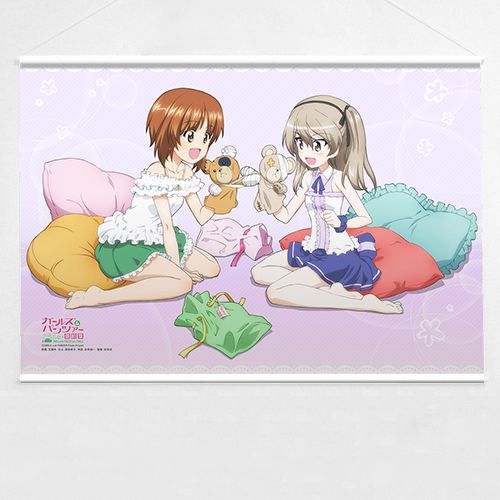 西住みほ＆島田愛里寿 描き下ろしB2タペストリー 「Blu-ray