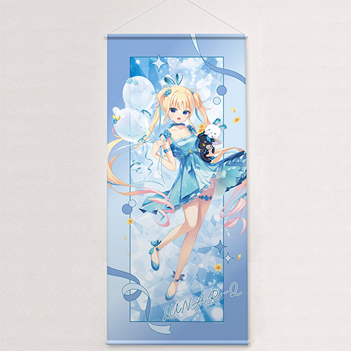 超希少　非売品　Hurley特大タペストリー Key25th]特大タペストリー（るなきゅん／Key25th）