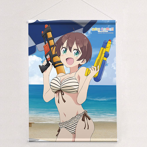 New Game 描き下ろしb2タペストリー 篠田 はじめ 水着 New Game 描き下ろしb2タペストリー 篠田 はじめ 水着