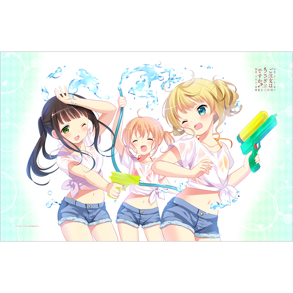 ご注文はうさぎですか？ BLOOM]タオルケット(ココア＆千夜＆シャロ