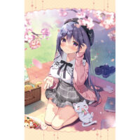 ゆ*き様 アニメ キャラクター タオル バスタオル　萌えタオル ブランケット ぱん先生]タオルケット（うた／桜）