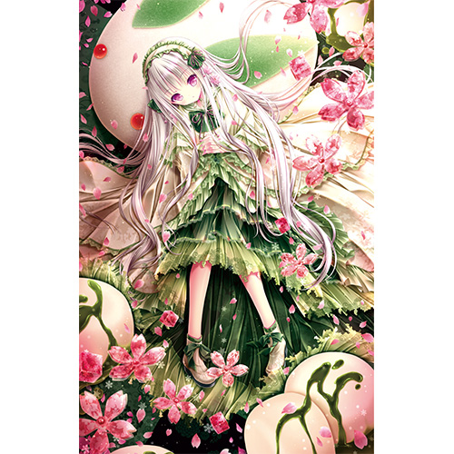 てぃんくる先生 タオルケット 桜瑞雪stellato 抹茶ver てぃんくる先生 タオルケット 桜瑞雪stellato 抹茶ver