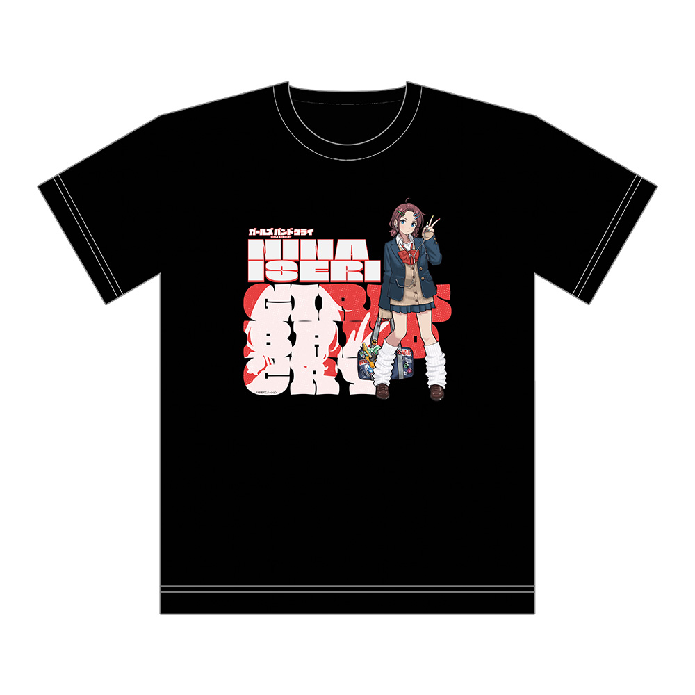 ガールズバンドクライ]描き下ろしTシャツ（井芹仁菜／平成ギャル）